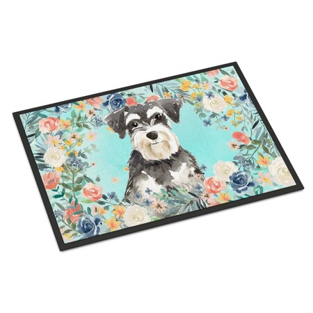 Carolines Treasures 24 x 36 in. Schnauzer No.2 Indoor or Outdoor Mat CK3417JMAT